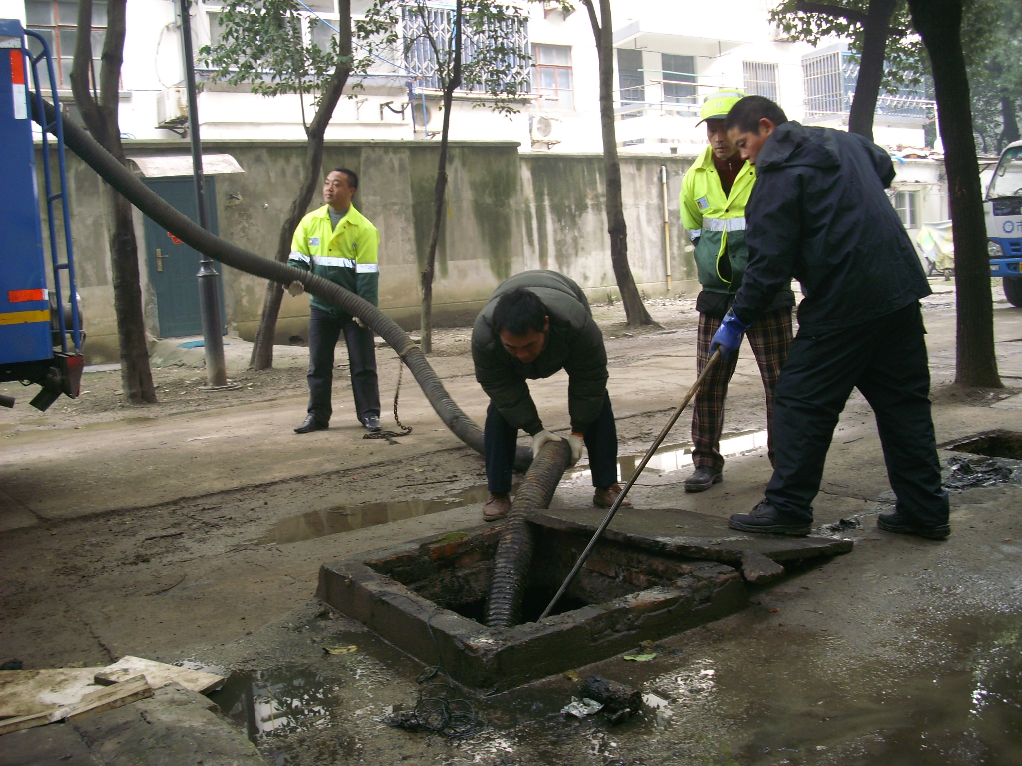 疏通市政管網、市政下水管道
